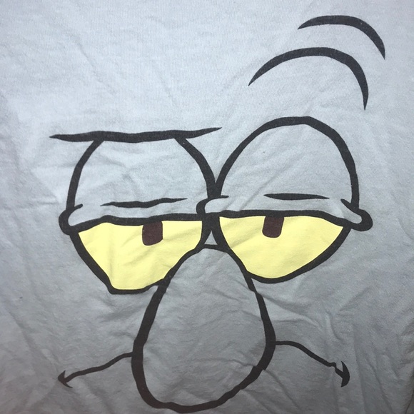 oversized squidward shirt short sleeve - Picture 2 of 4